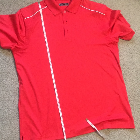 Red short sleeve Golf Shirt - Picture 7 of 7